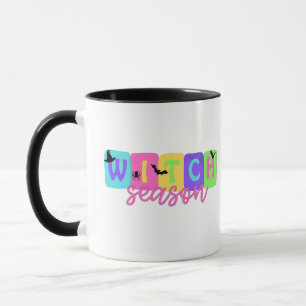 Taza Temporada de Brujas - Diseño de Halloween