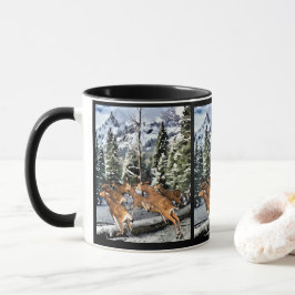 Taza Temporada de invierno Rocky Mountain Mule Deer