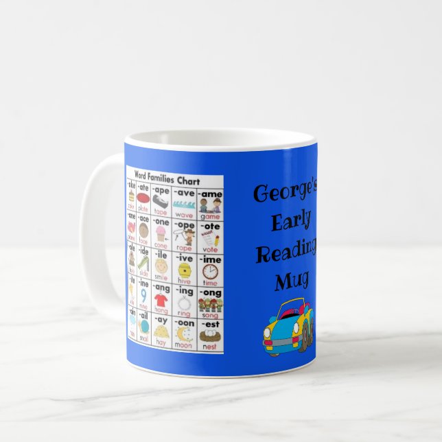 Taza temprana Ca 11oz de la lectura del (Anverso izquierdo)