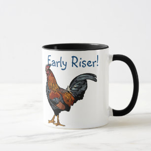 Taza temprana del gallo de la canalización