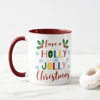 Taza Ten A Los Navidades De Holly Jolly