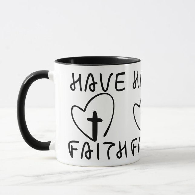 Taza Ten Faith Bold Mug De Dos Tonos (Izquierda)