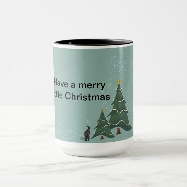 Taza Ten un alegre tazón de Navidad (Centro)