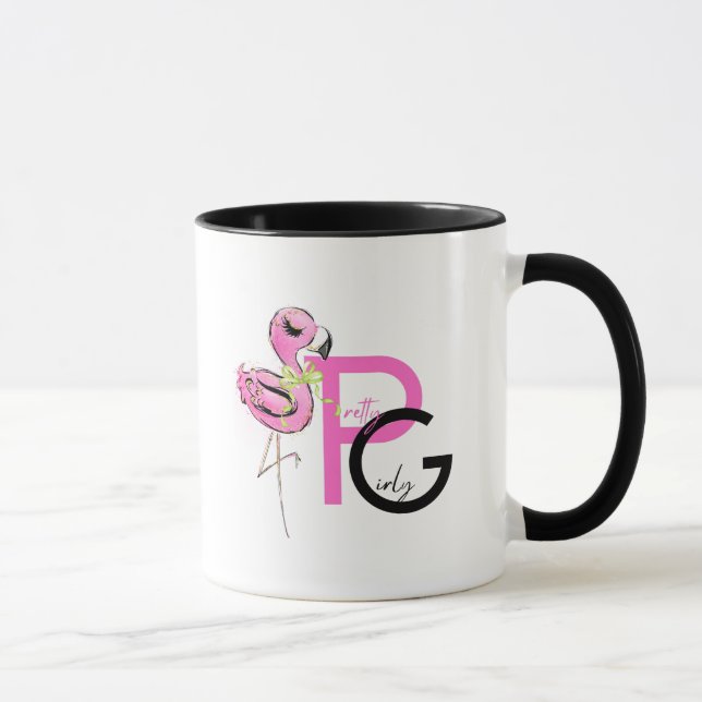 Taza Tendencia Bonito Girly Moda Regalos Flamingo (Derecha)