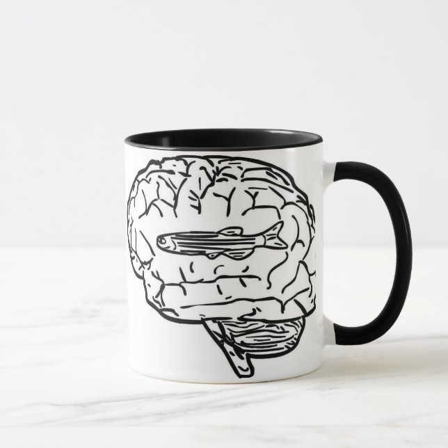Taza ¡Tenemos zebrafish en el cerebro! (Derecha)