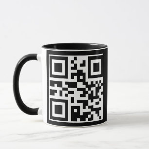 Taza Tener un buen día de código QR