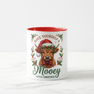 Taza Tenga un pequeño Navidad Mooey