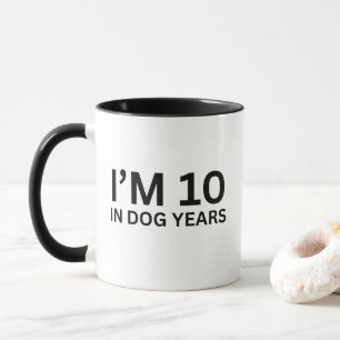 Taza Tengo 10 años en los años 70