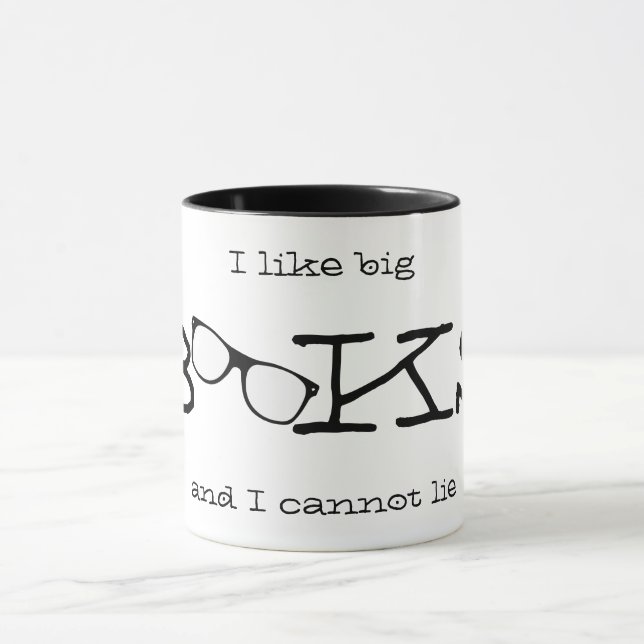 Taza "Tengo gusto de los LIBROS grandes y no puedo (Centro)