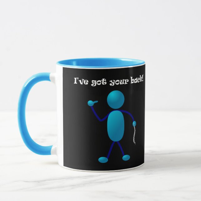 Taza Tengo su parte posterior (Izquierda)