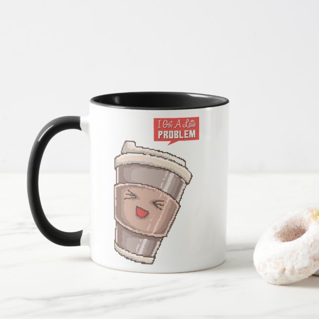 Taza Tengo Un Problema Latente (Con donut)