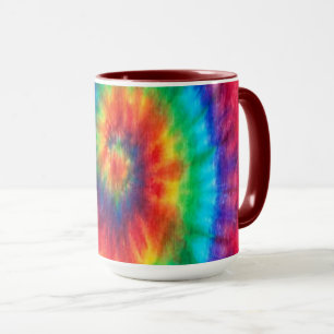 Taza teñido con nudos