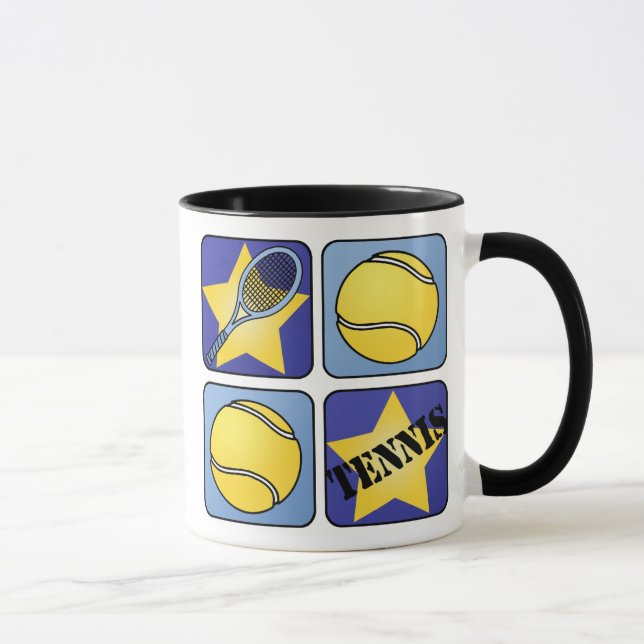 Taza Tenis azul (Derecha)