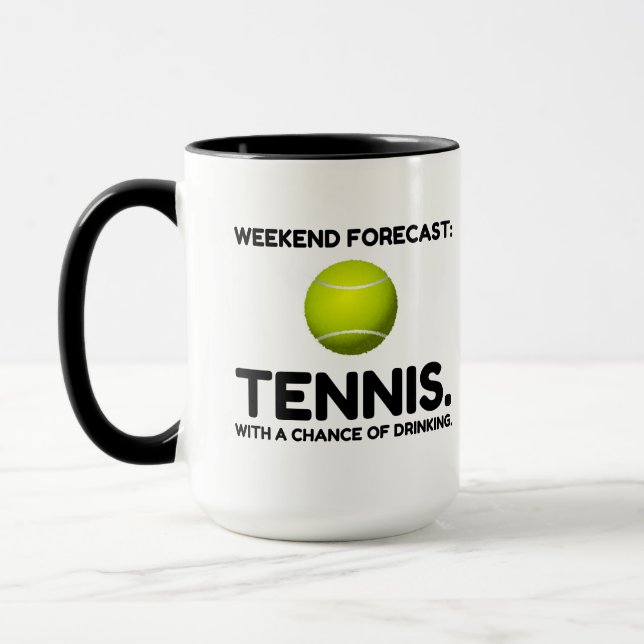 TAZA TENIS PREVISTO PARA FINES DE SEMANA (Izquierda)