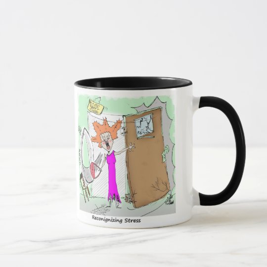 Taza Tensión del humor de la salud mental