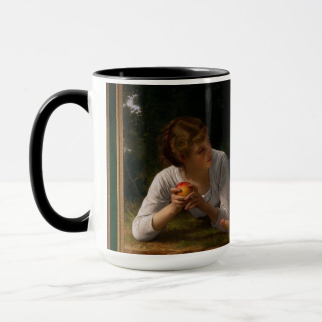 Taza Tentación de William Bouguereau (Izquierda)