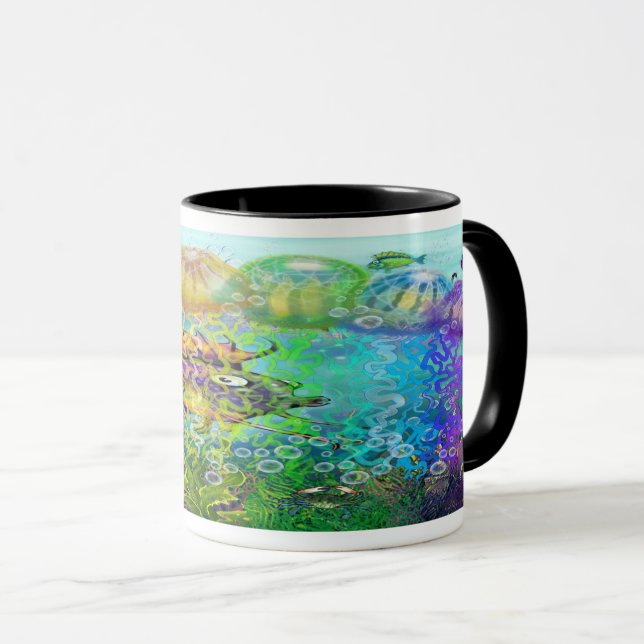 Taza Tentáculos del arco iris (Anverso derecho)