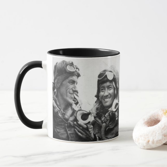 Taza Tenzing Norgay Edmund Hillary Everest 1953 (Con donut)