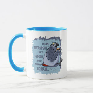 Taza Terapia Graupapagei - Lustige Geschenk Tasse
