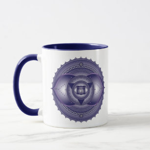 Taza Tercer Ojo Chakra Mandala Dos Mug De Tono