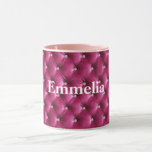 Taza Terciopelo Faux Pink cálido (Centro)