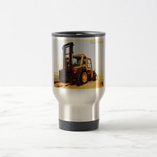 Taza termal del viaje del café de la carretilla