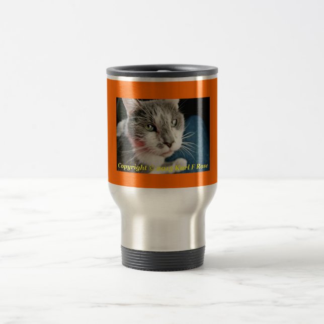 Taza termal del viaje del gato (Centro)