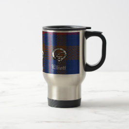 TAZA TERMAL DEL VIAJE DEL TARTÁN DEL CLAN DE