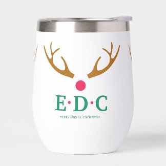 Taza térmica de vino para todos los días es Navida