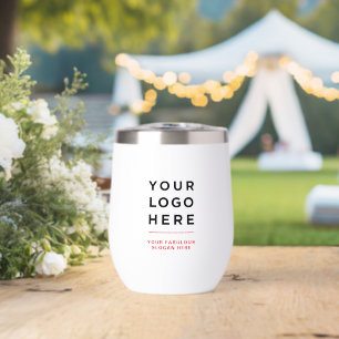 Taza térmica para vino con logotipo personalizado 