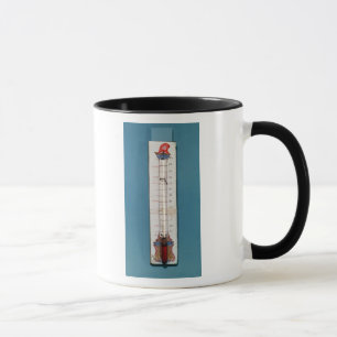 Taza Termómetro superado con un capo phrygian