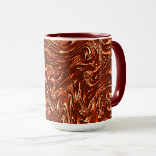 Taza Terracota marrón texturizada