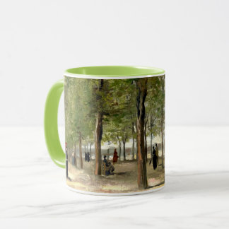 Taza Terraza en los jardines de Luxemburgo (1886) Arte 