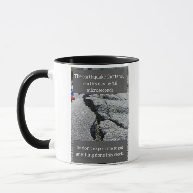 Taza Terremoto divertido (Izquierda)