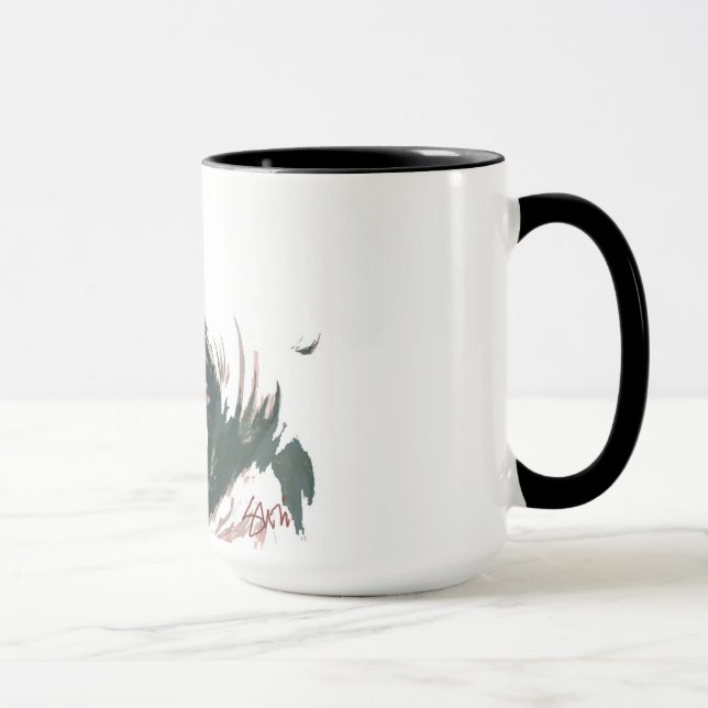 Taza - terrier adorable nombrado Goggles (Derecha)