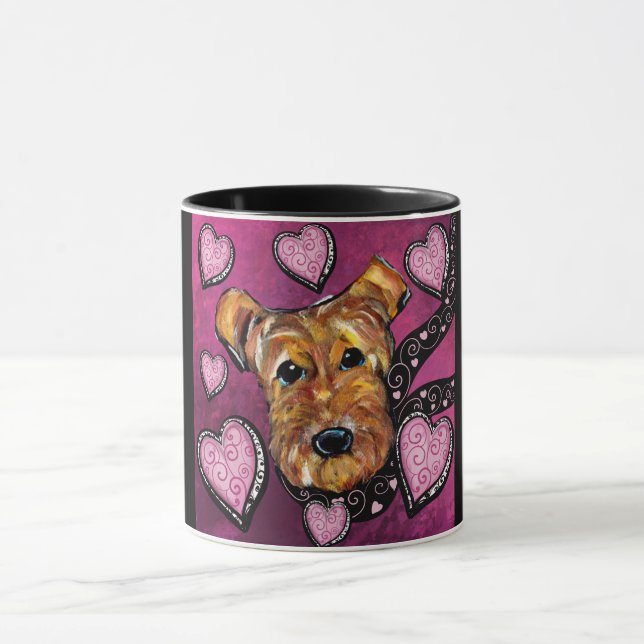 TAZA TERRIER AIREDALE (Centro)
