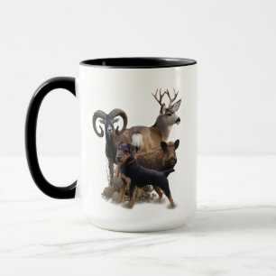 Taza Terrier de caza alemán, El Jagdterrier , Arte