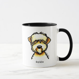 Taza Terrier de trigo suavemente revestido hace frente