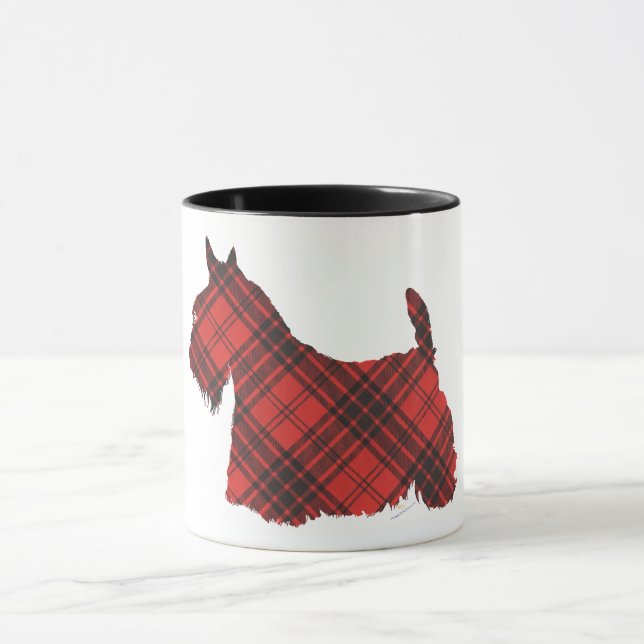 Taza Terrier Escocés Tartán Maxwell (Centro)