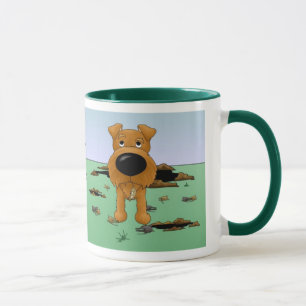 Taza Terrier irlandés (terrieres irlandeses) que cazo