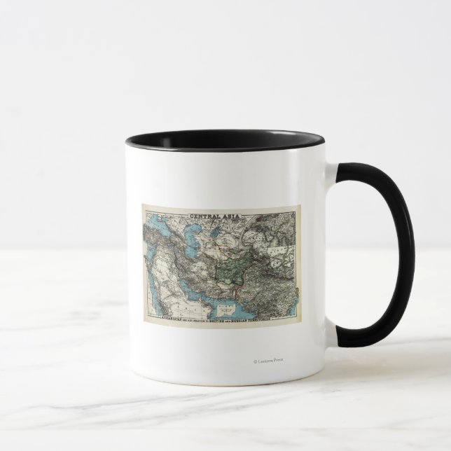 Taza Territorios Británicos y Rusos de Afganistán (Derecha)