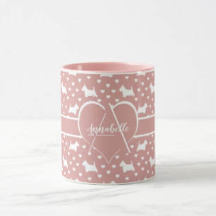Taza Territorios escoceses blancos (perros escoceses) -