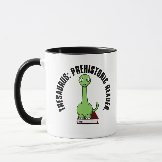 Taza Tesauro: Un dinosaurio que era un lector (Izquierda)