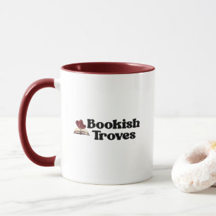 Taza Tesoros librescos Corazones de amante de libros Ro