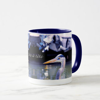Taza tête à tête en azul