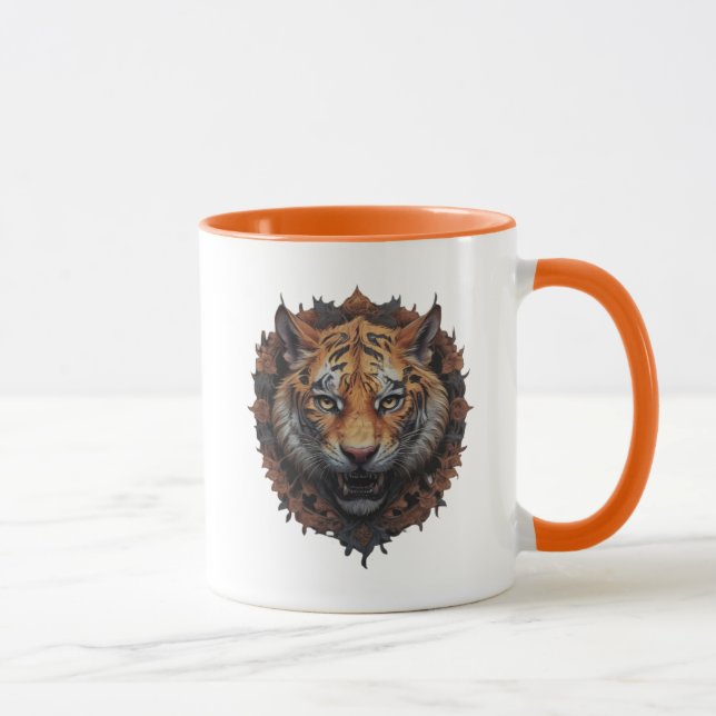 Taza Tête de Tigre Rugissant. (Derecha)