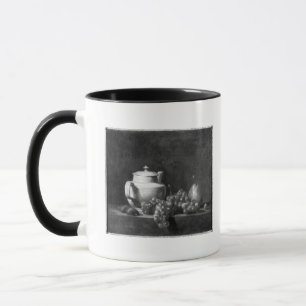Taza Tetera blanca con dos castañas