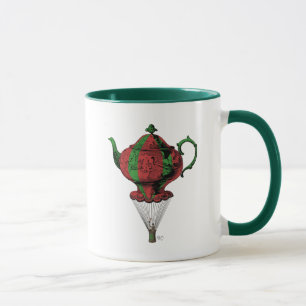 Taza Tetera Voladora 2 Roja y Verde