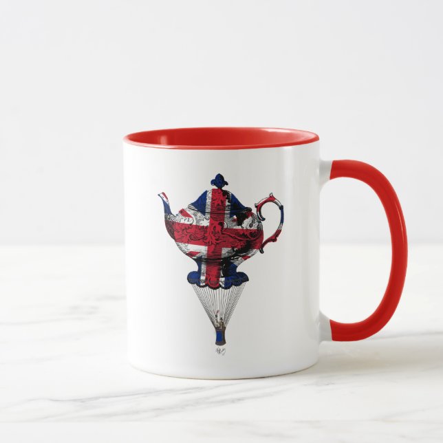 Taza Tetera Voladora de Union Jack (Derecha)