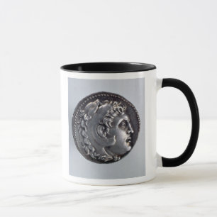 Taza Tetradrachma que representa a Alexander el grande